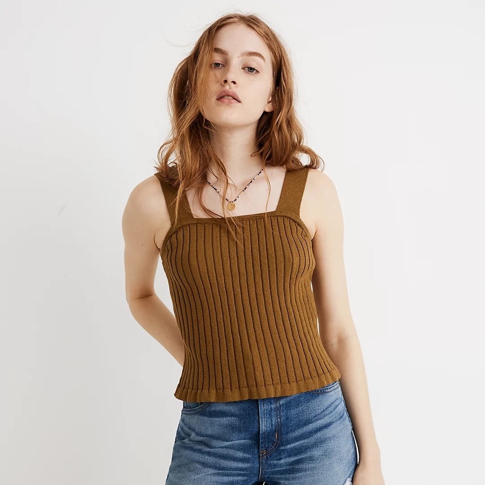 Madewell Tilney Sweater Tank - Black
